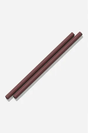 Silicone Straws 2 Pack (Coco)