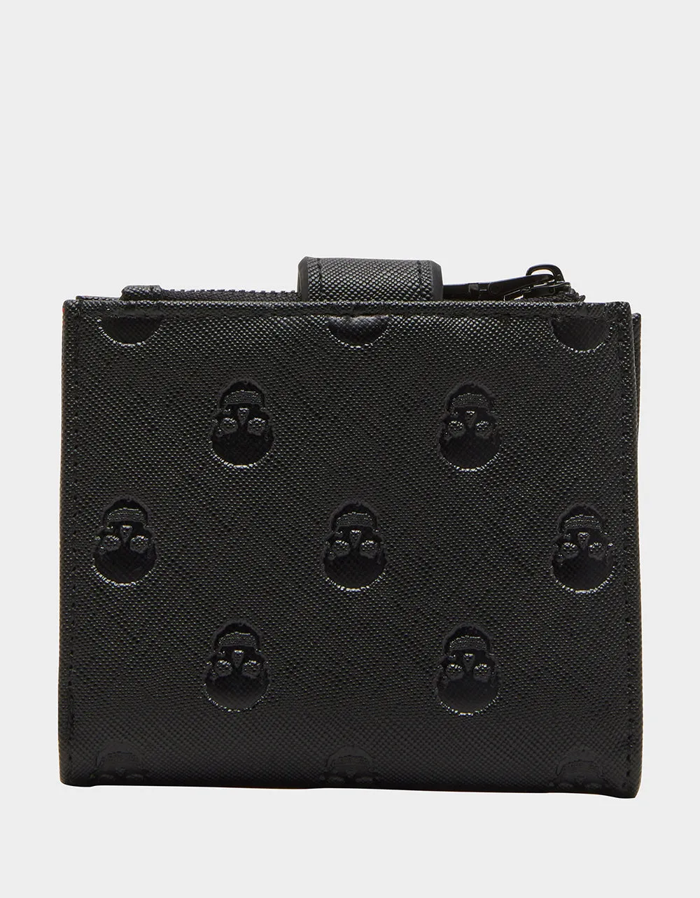 SKULL BOSS BIFOLD WALLET BLACK Betsey Johnson
