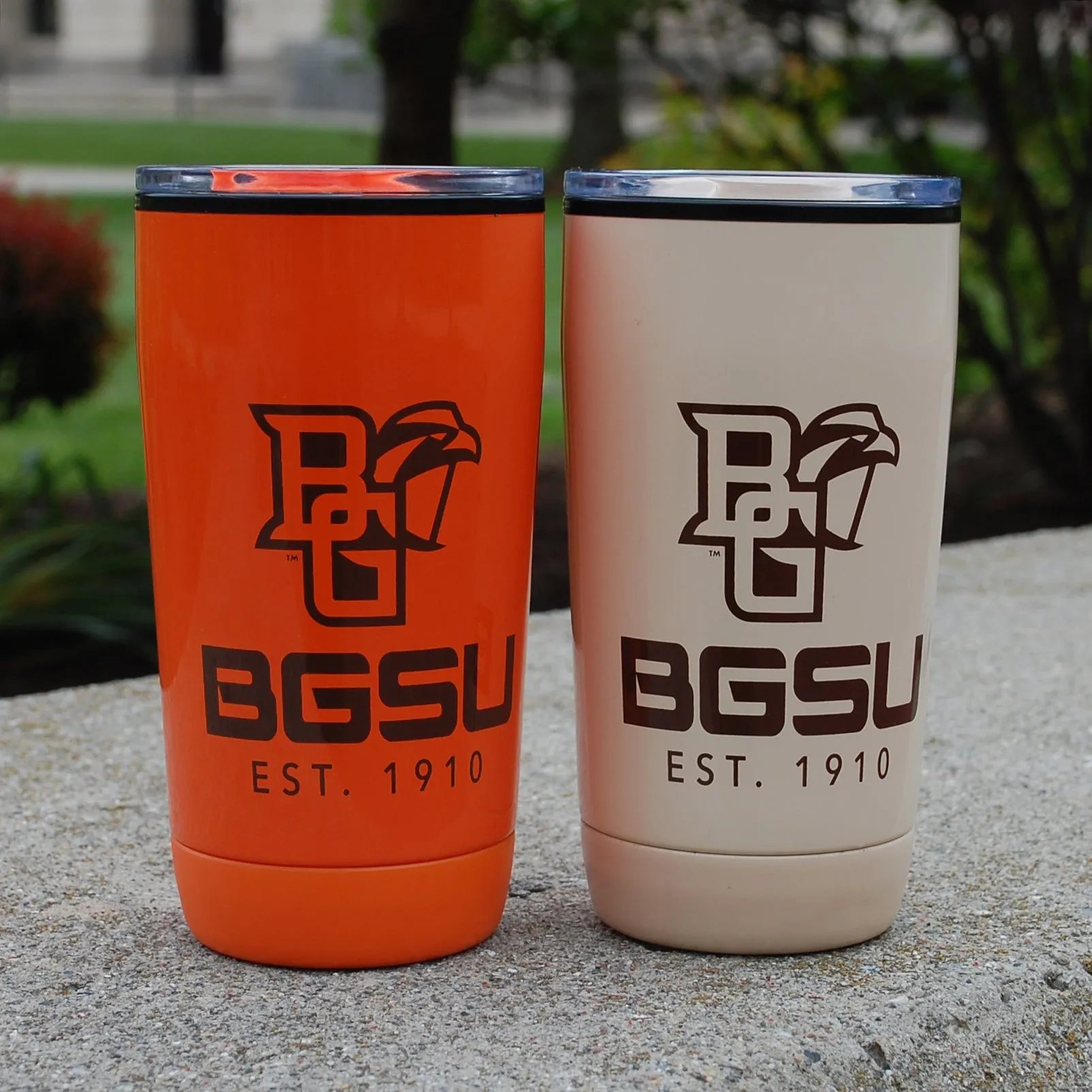 Spirit BGSU Orange Franklin Travel Tumbler