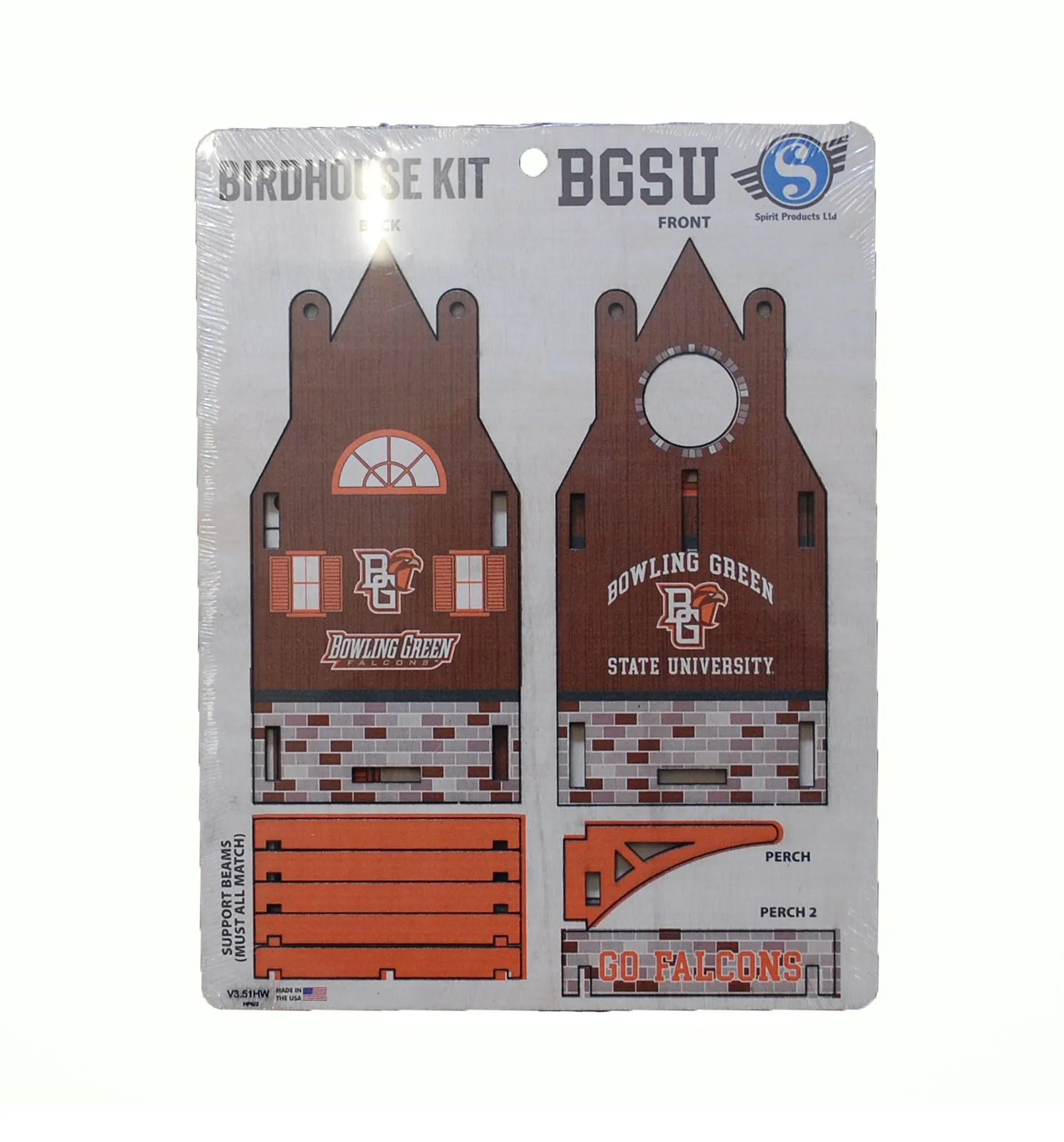 Spirit Bowling Green State University Bird House Kit