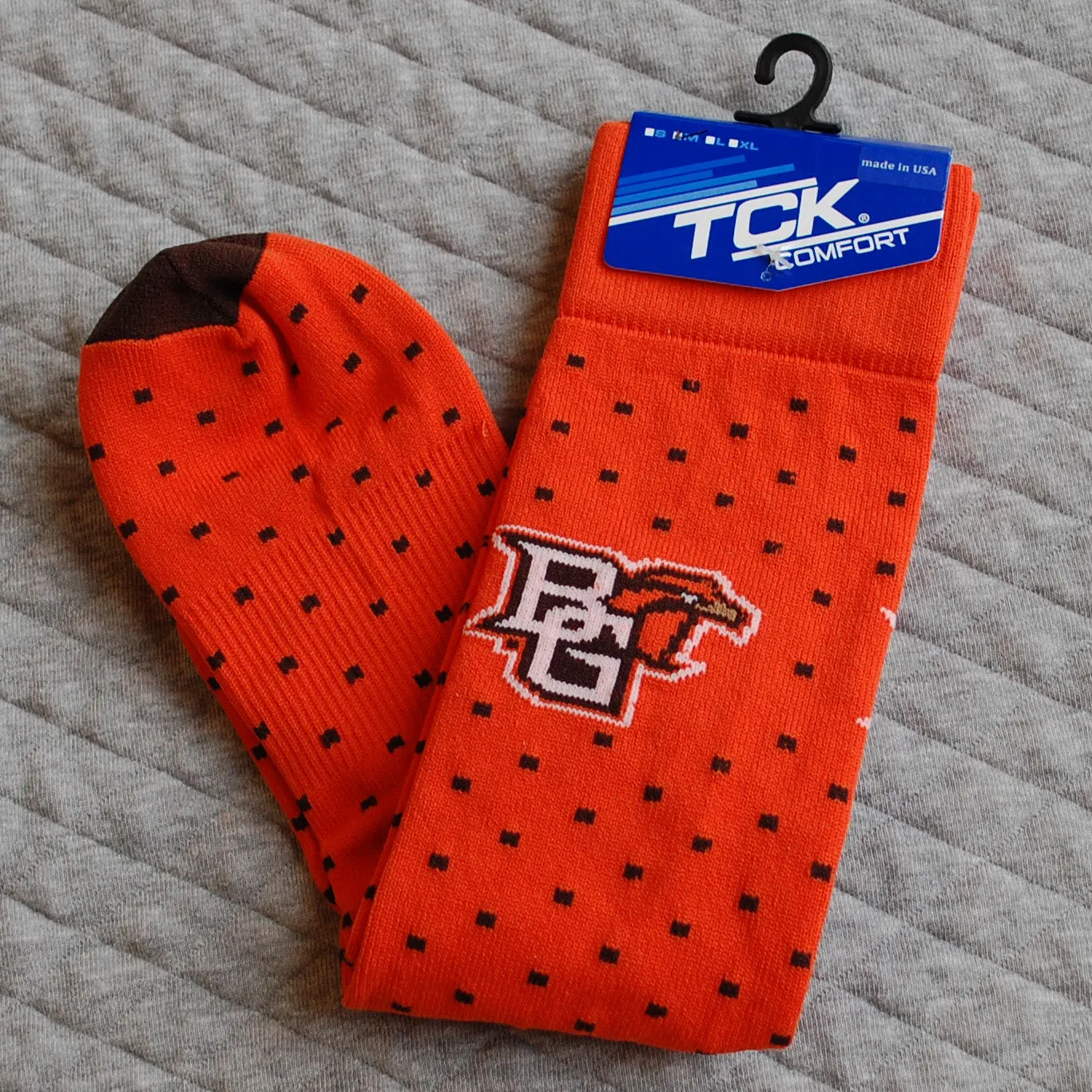 TCK Peekaboo Mid Calf Dress Square Sock