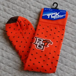 TCK Peekaboo Mid Calf Dress Square Sock