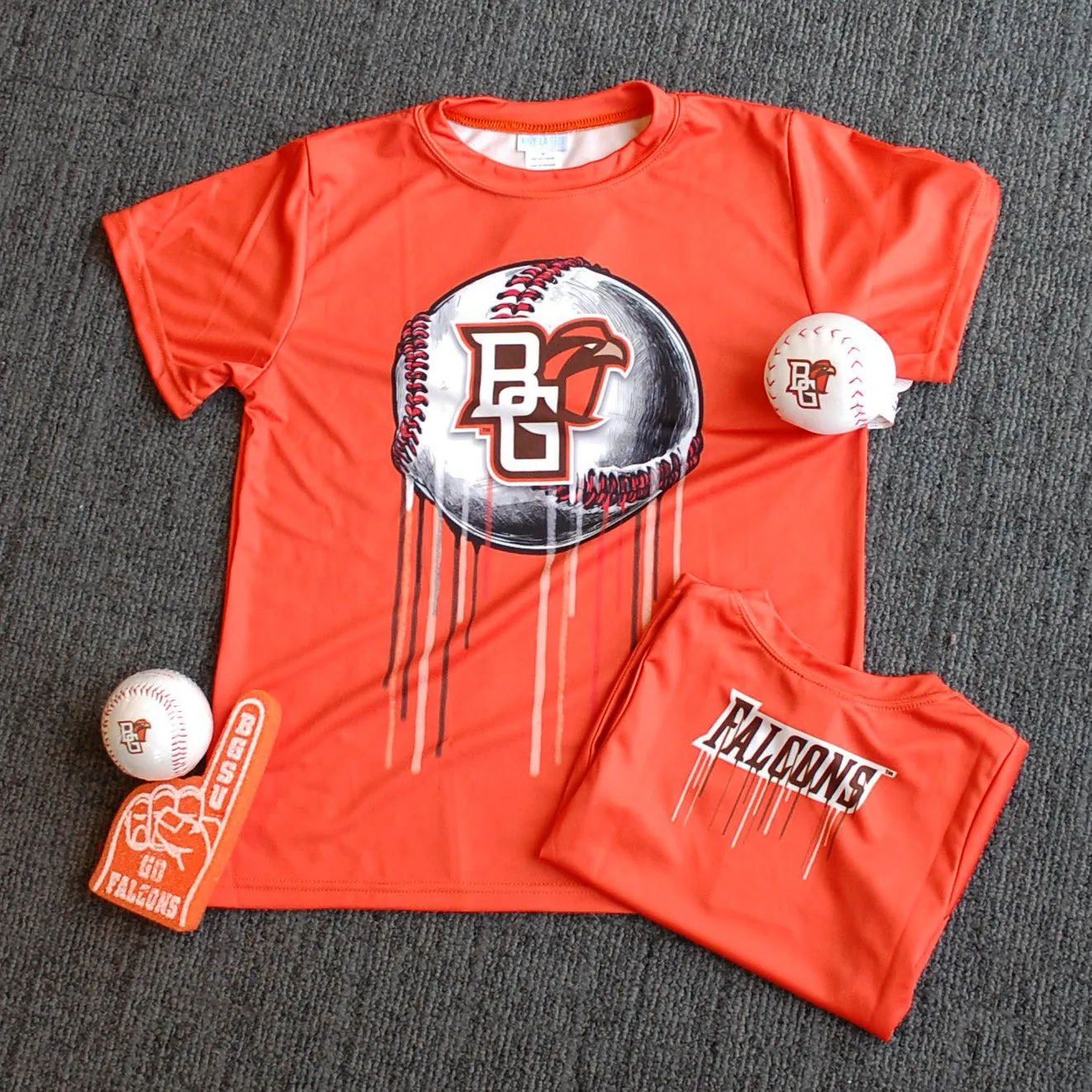 Vive La Fete Toddler Baseball Drip Tee